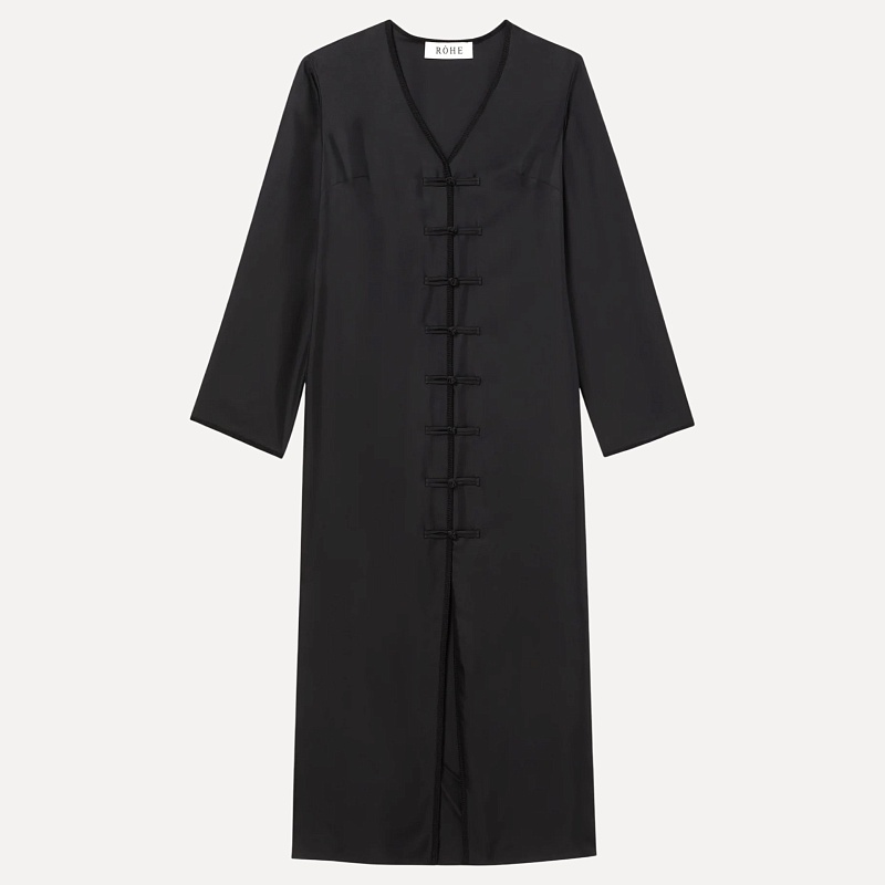 Mandarin silk dress