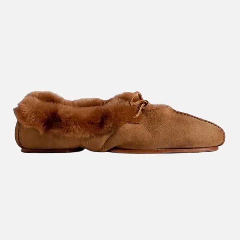 Tilla Shearling Tan