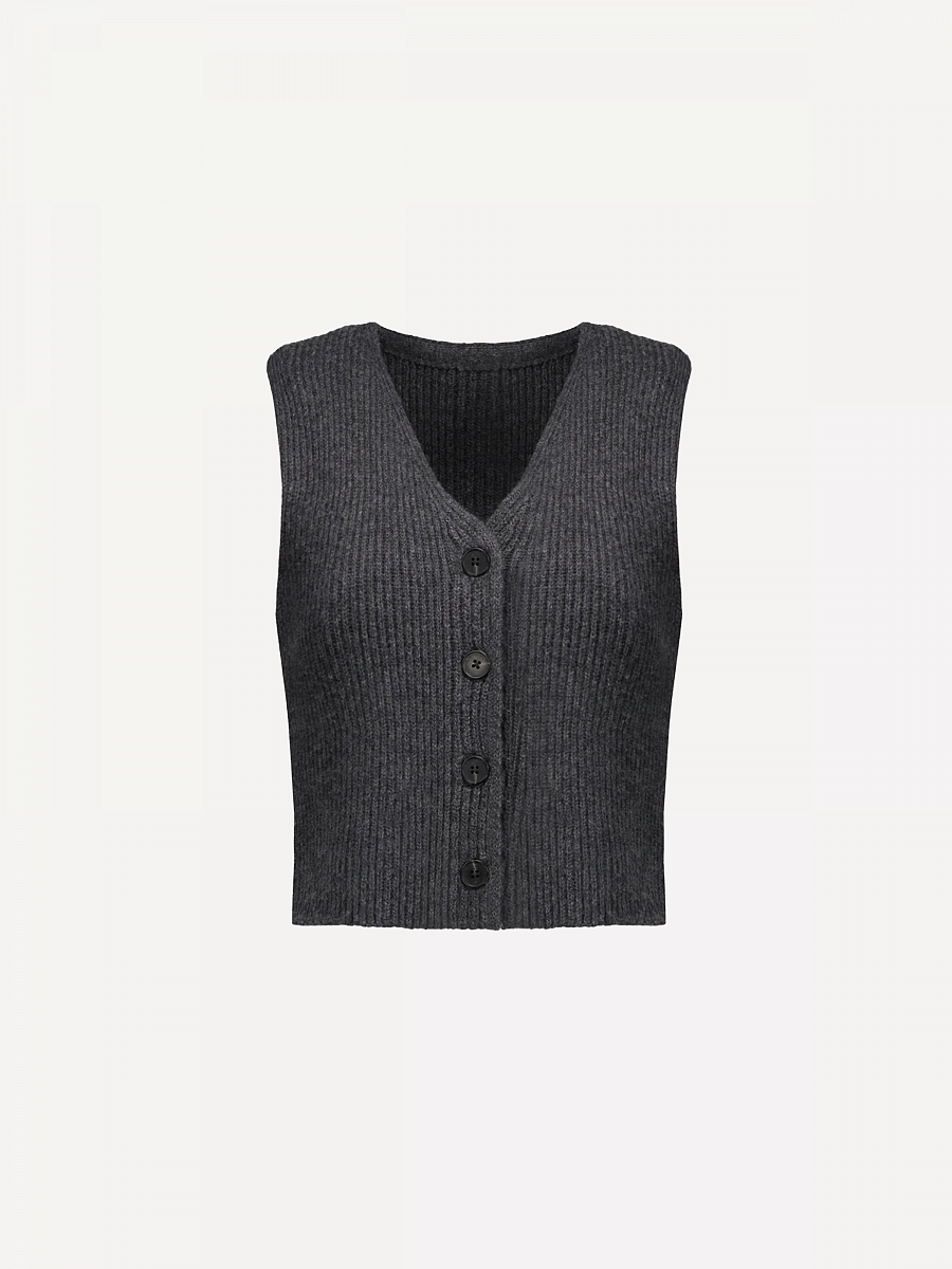 BUTTON UP KNIT VEST