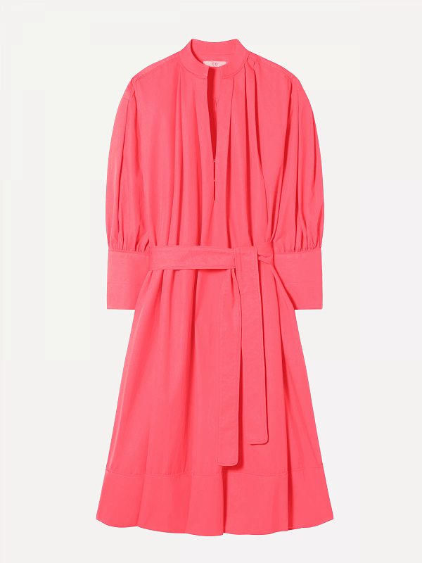 SHOULDER TUCK DRESS