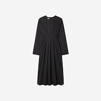 L/S CINCHED WAIST DRESS