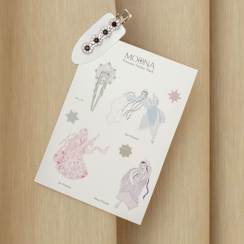 Princess sticker pack