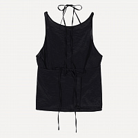 SEE-THROUGH BUTTON LOOP TOP
