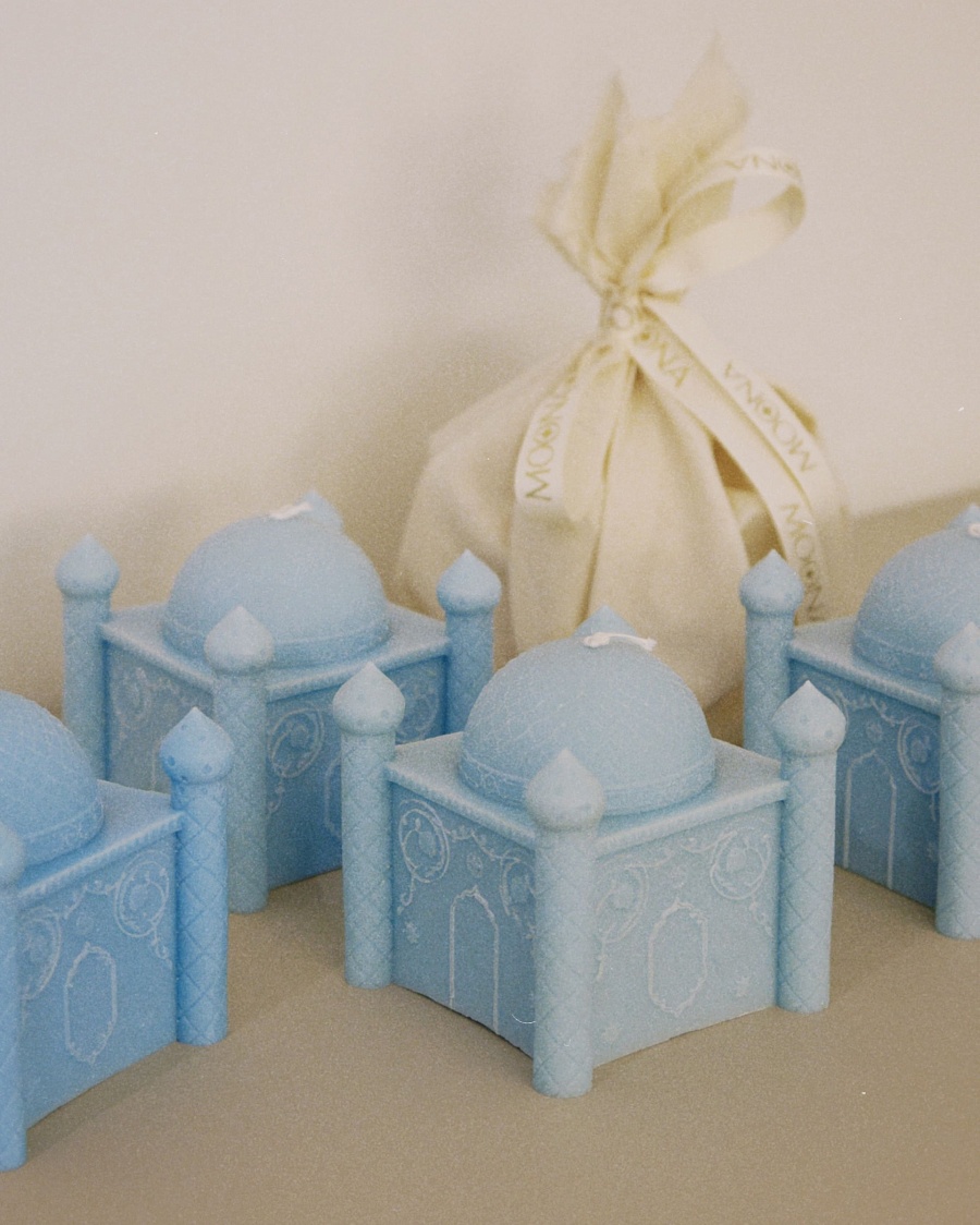 Свечка MOONA blue