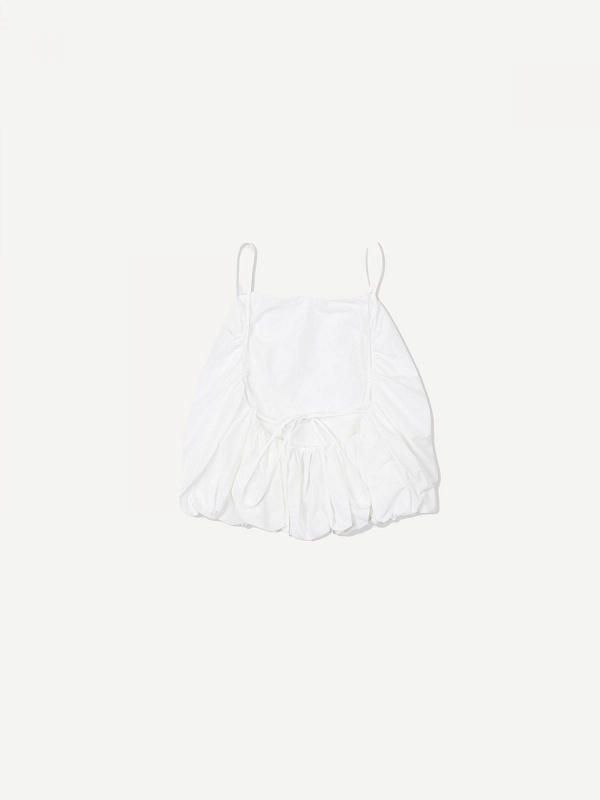 VOLUME SLEEVELESS TOP