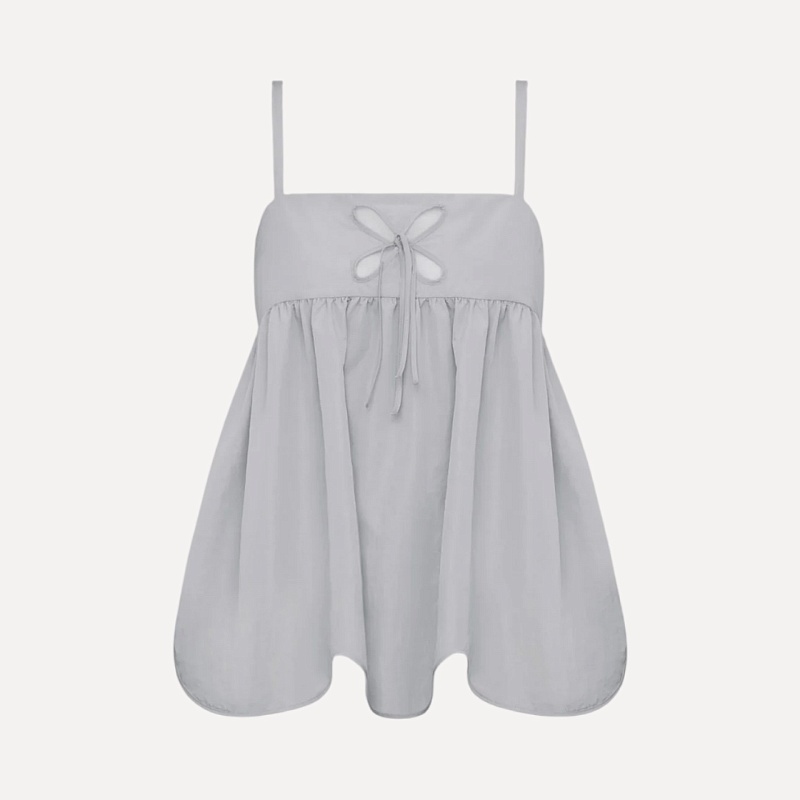 PETAL TOP GREY