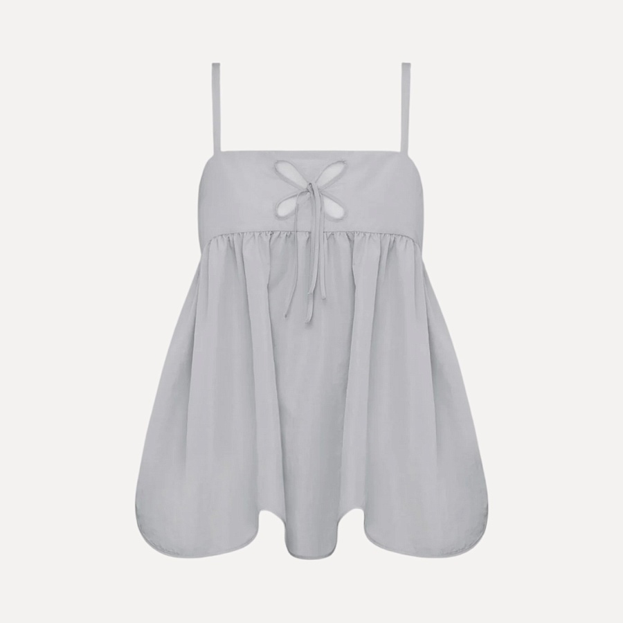 PETAL TOP GREY
