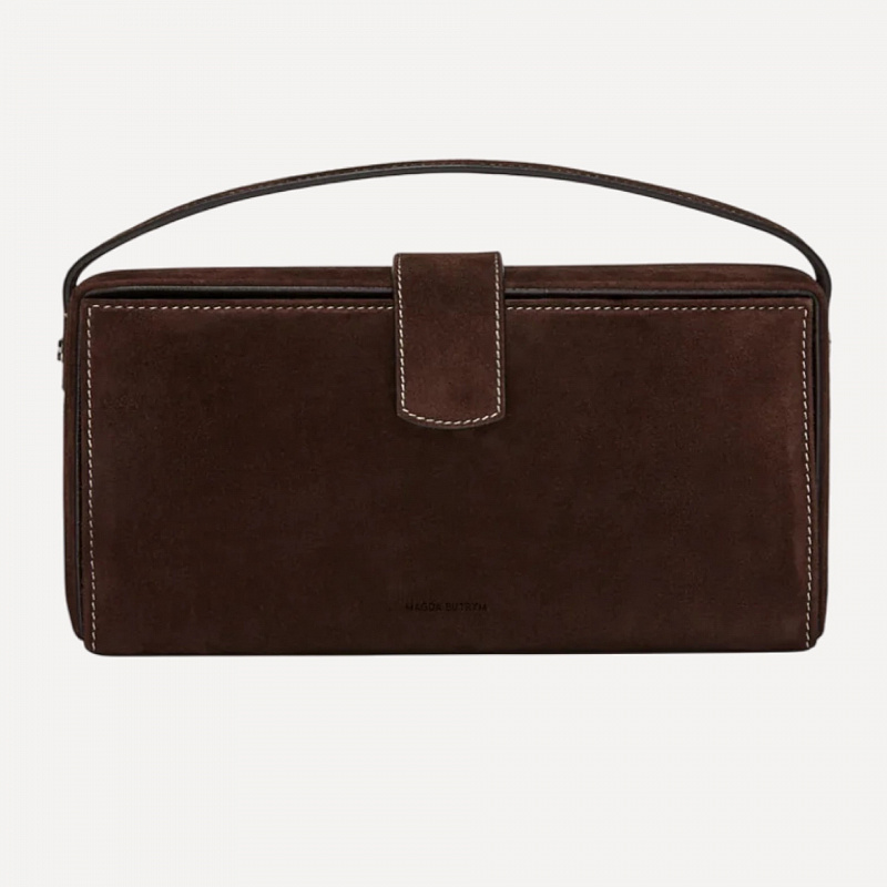 APOLONIA BAG BROWN SUEDE