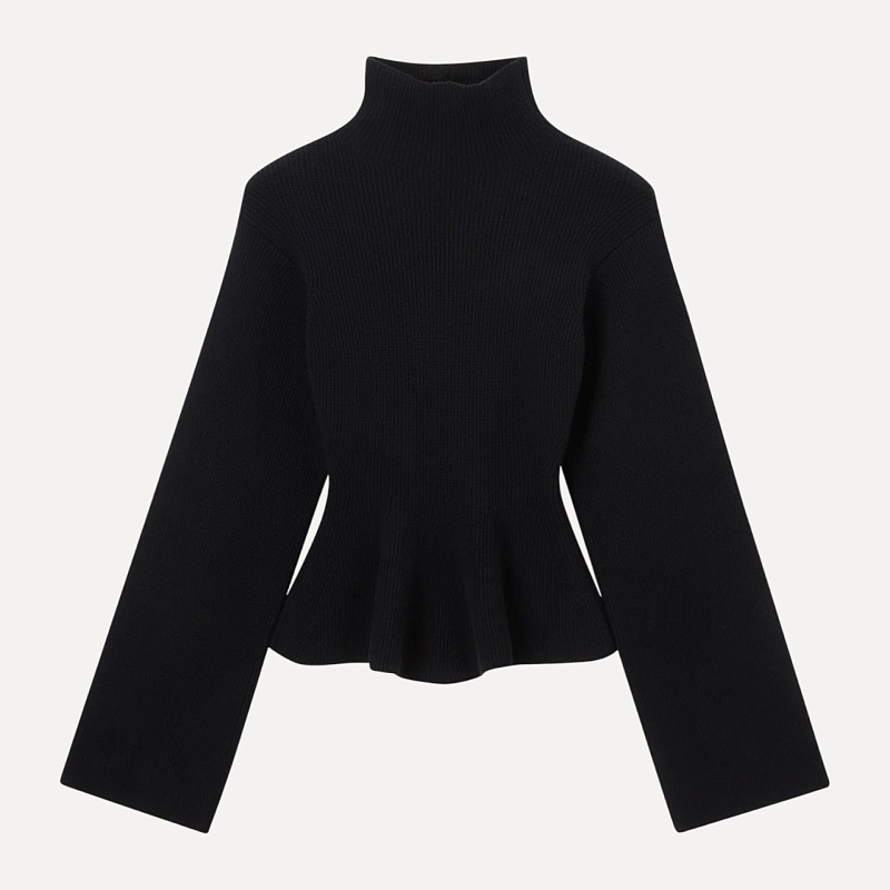 Sculptural knitted top