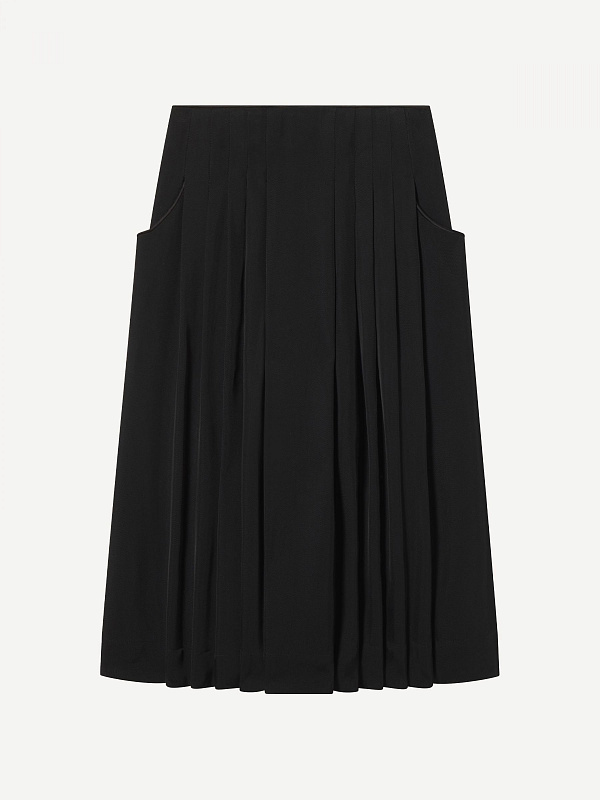 DRAPED POCKET SKIRT