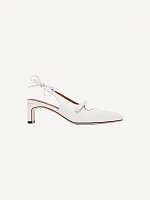 Side Bow Square Toe High Heels