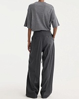 Relaxed soft wool trousers