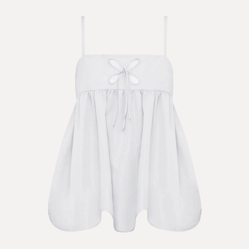 PETAL TOP WHITE
