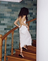 SLIP DRESS PEARL