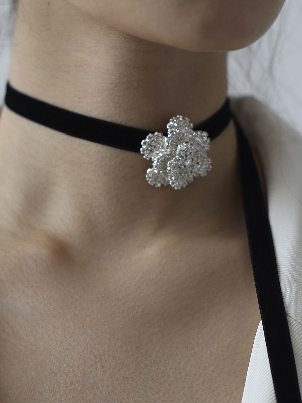 CHOKER 01 SILVER