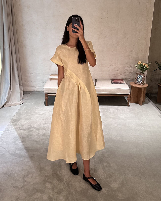 SS SIDE WRAP DRESS