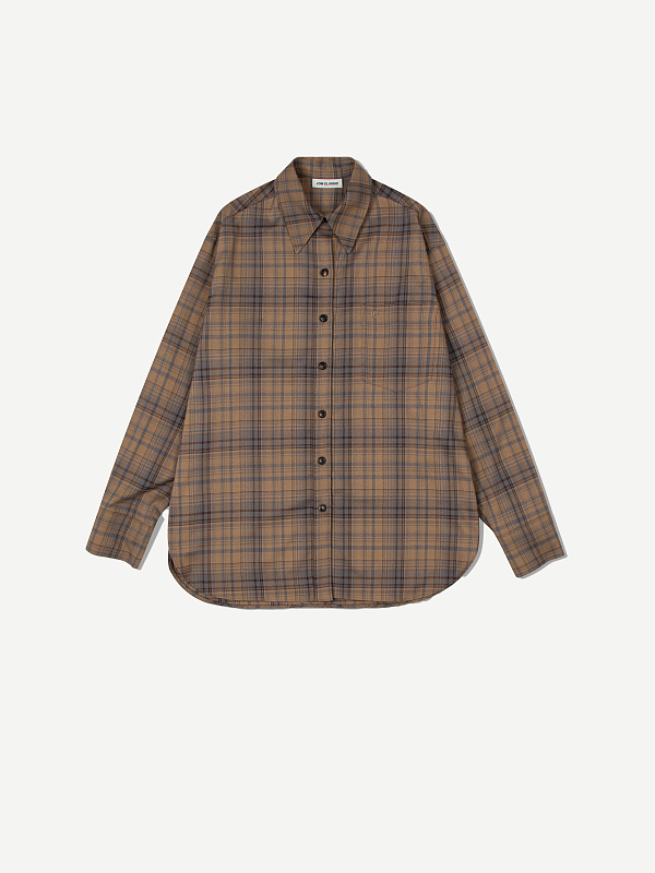 OVER FIT CHECK SHIRT