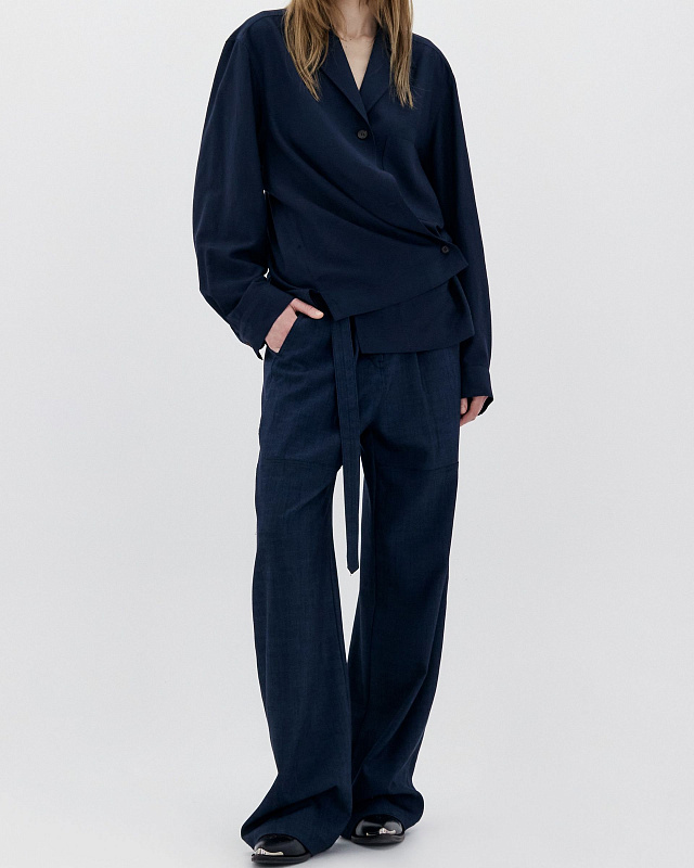 LINEN 2-WAY SHIRT