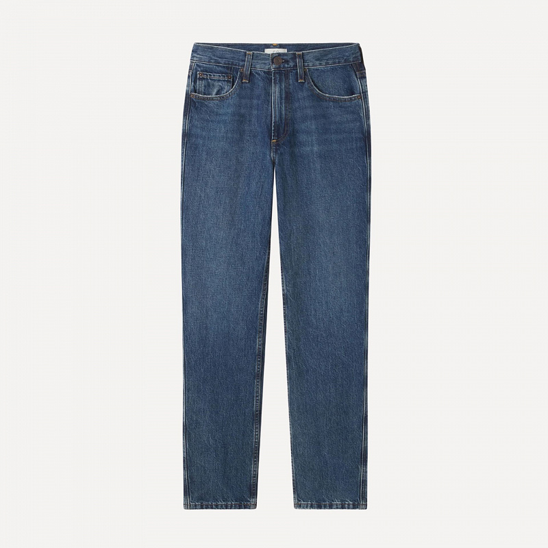 HI-RISE TAPERED DENIM INDIGO