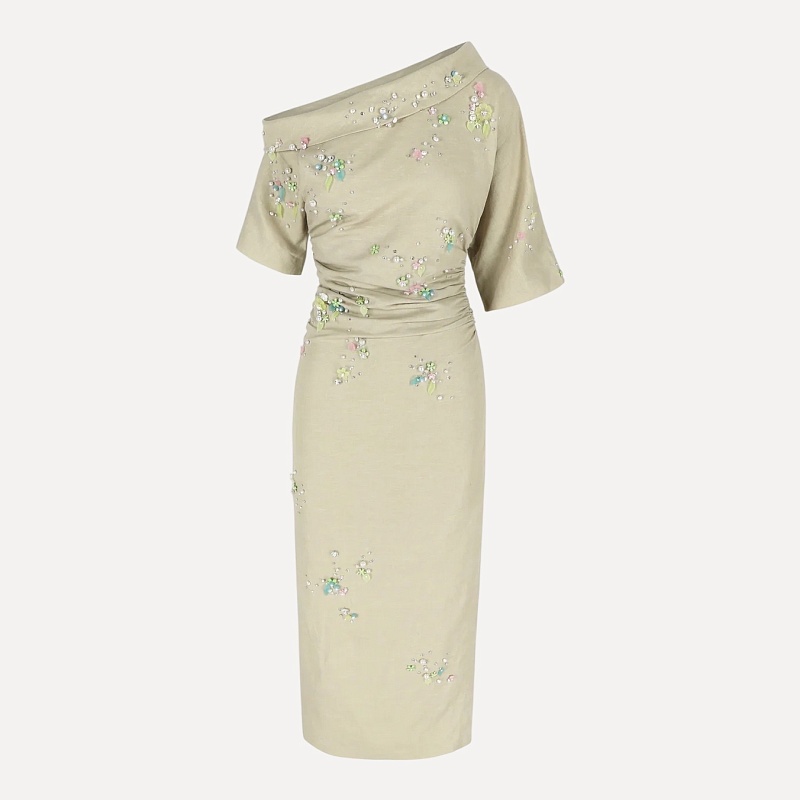 DRESS BOWERY EMBROIDERED