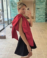 Puffy sleeveless dress