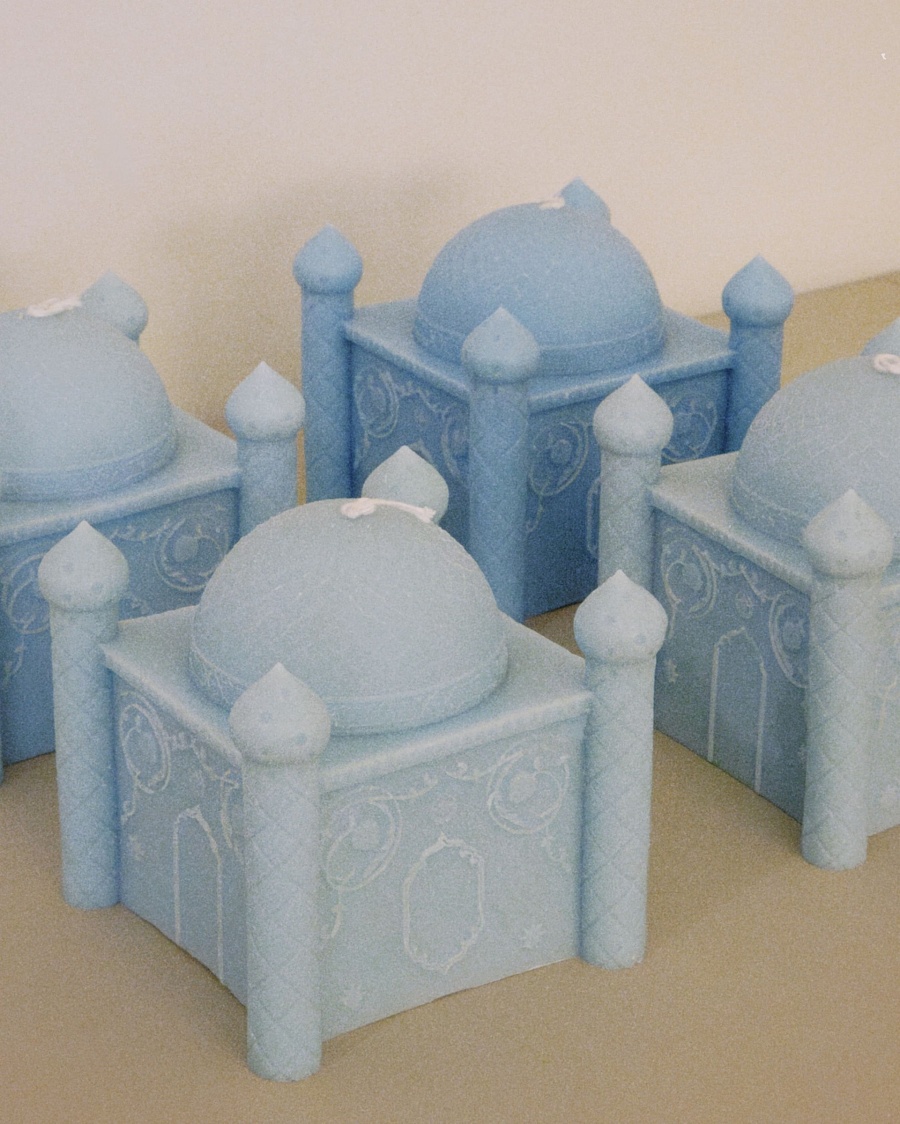 Свечка MOONA blue