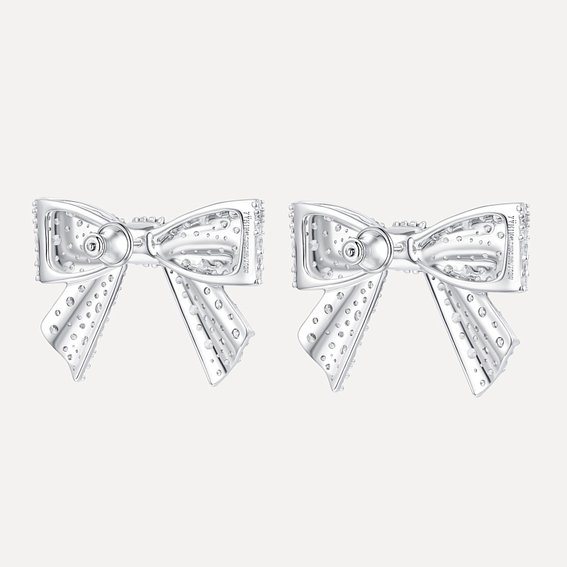Pave Bowknot Earring