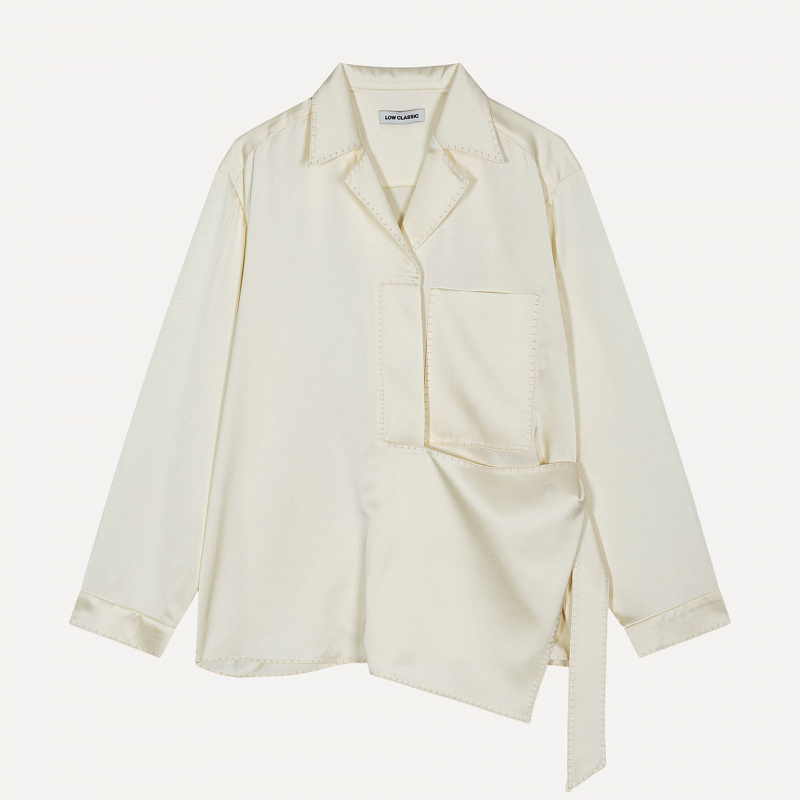 SATIN STITCH STRAP SHIRT