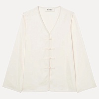 Mandarin silk  top