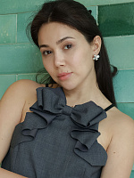 Pearl Butterfly Flower Basic Earrings (Small)
