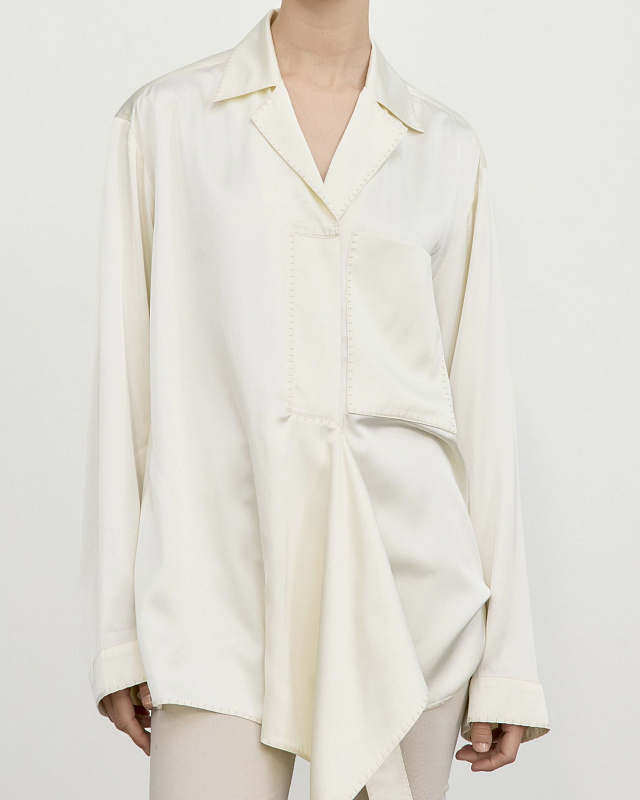 SATIN STITCH STRAP SHIRT