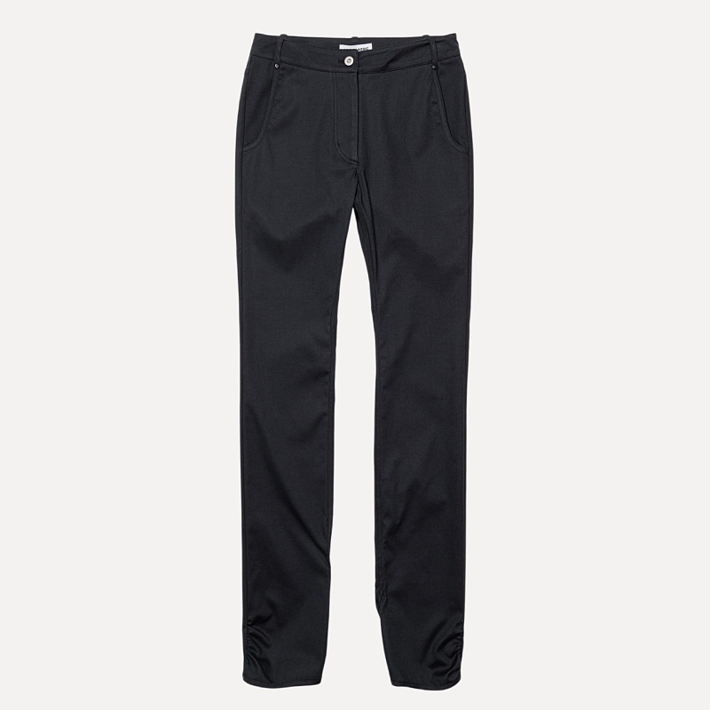 SLIT HEM SLIM-FIT PANTS