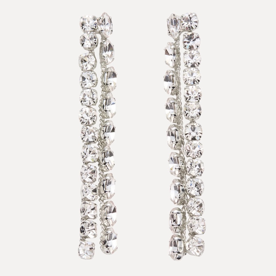 EARRINGS 05 RHODIUM SILVER