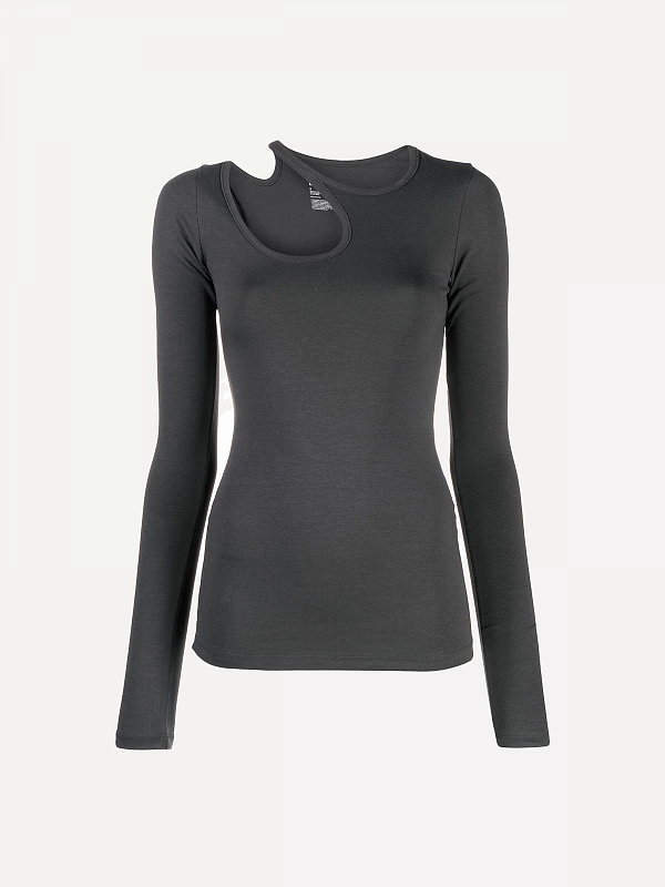 CURVE HOLE T-SHIRT