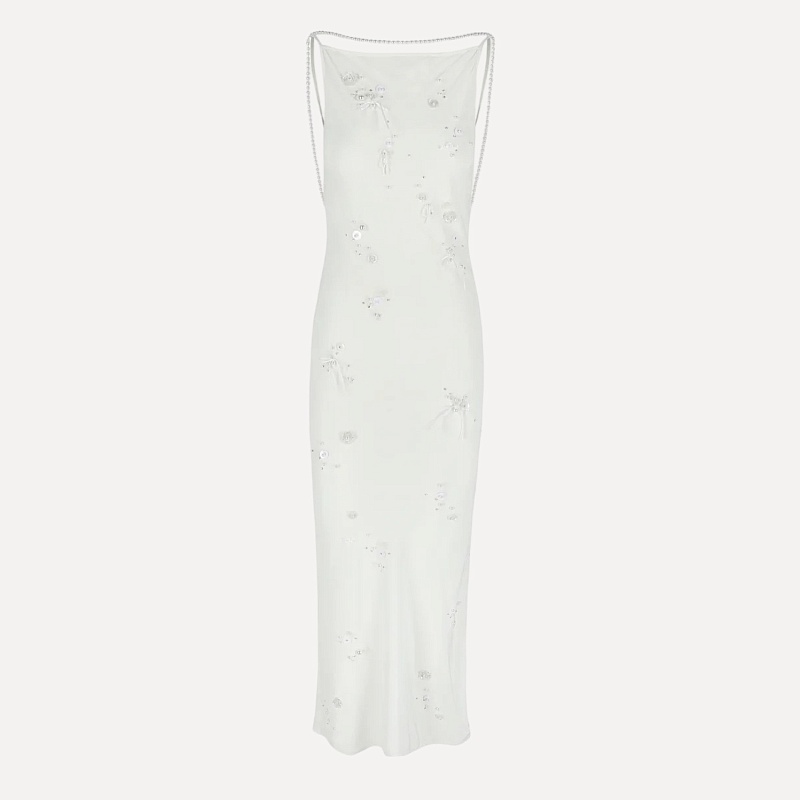 SLIP DRESS PEARL